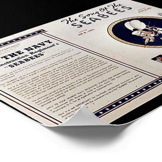 Het lied van de zeebijen poster (Hoek)