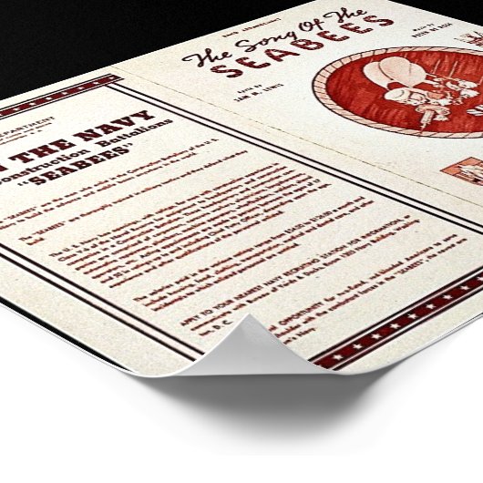 Het lied van de zeebijen poster (Hoek)