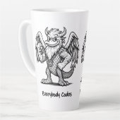 Het lied van Ducks and Dragons Latte Mok (Linkerhoek)