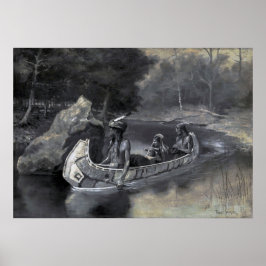 Het lied van Hiawatha: Indiaanse krijger en minnaa Poster