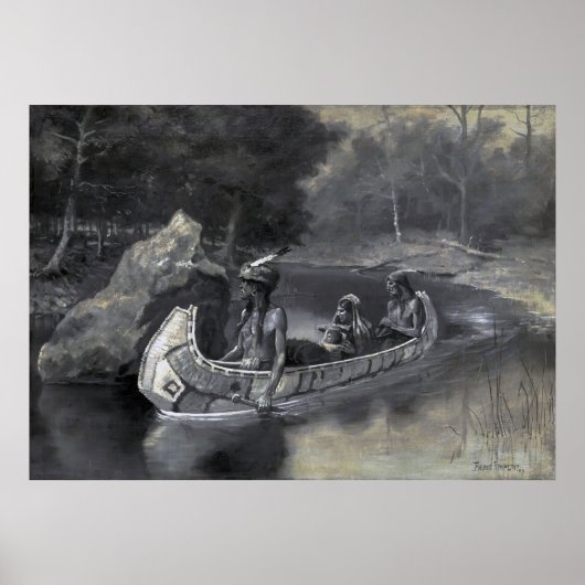 Het lied van Hiawatha: Indiaanse krijger en minnaa Poster (Voorkant)