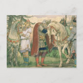 Het lied van Prince Oleg, 1899 Briefkaart (Voorkant)