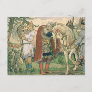 Het lied van Prince Oleg, 1899 Briefkaart