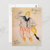 Het liedje van de zeelieden van Toulouse-Lautrec Briefkaart (Voorkant / Achterkant)
