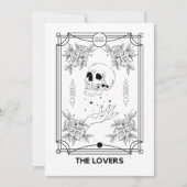 Het Liefdes Tarot Trouw Uitnodiging (Voorkant)