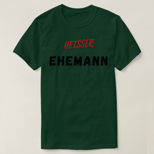 Het liefdescadeidee van een hete man t-shirt (Design voorkant)