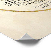 Het liefdeshoofdstuk, 1 Corinthians 13 Calligrafie Poster (Hoek)