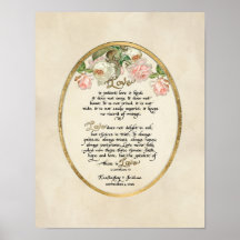 Het liefdeshoofdstuk, 1 Corinthians 13 Calligrafie