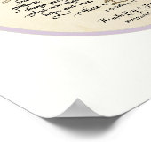 Het liefdeshoofdstuk, 1 Corinthians 13 Calligrafie Poster (Hoek)