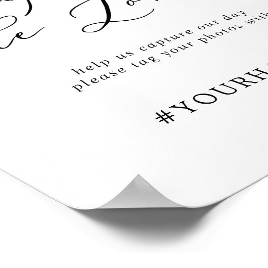 Het liefdeshuwelijk wordt snel vastgelegd. poster (Hoek)