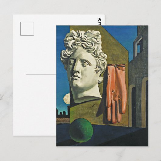 Het liefdeslied | Giorgio de Chirico | Briefkaart (Voorkant / Achterkant)