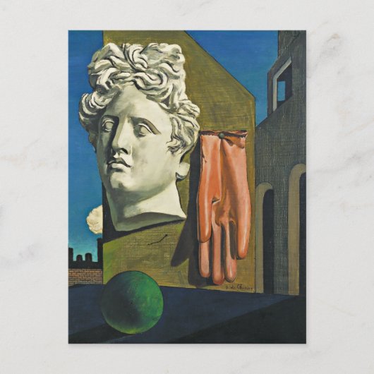 Het liefdeslied | Giorgio de Chirico | Briefkaart (Voorkant)