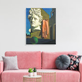 Het liefdeslied | Giorgio de Chirico | Canvas Afdruk (Insitu (Woonkamer))