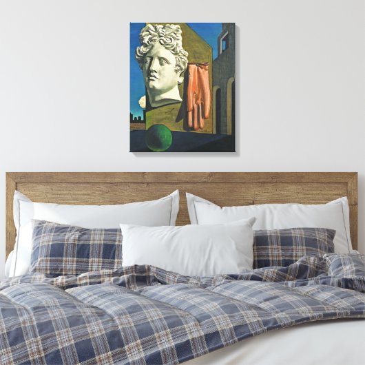 Het liefdeslied | Giorgio de Chirico | Canvas Afdruk (Insitu (Slaapkamer))