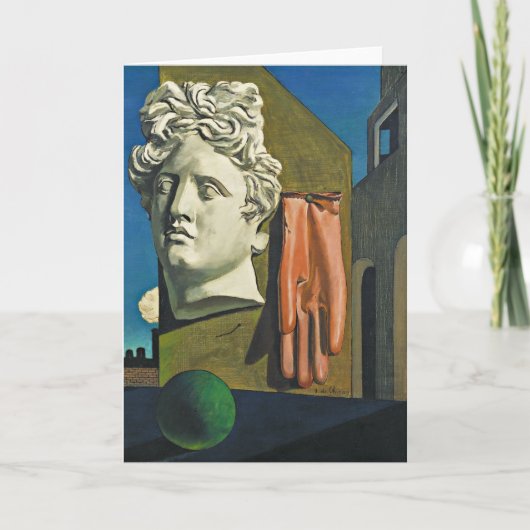 Het liefdeslied | Giorgio de Chirico | Kaart (Voorkant)