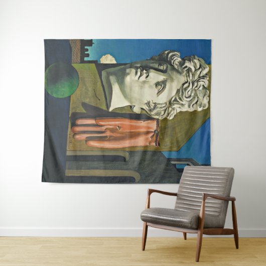 Het liefdeslied | Giorgio de Chirico | Wandkleed (In Situ (horizontaal))