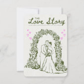 💍het liefdesverhaal kaart (Voorkant)