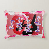 Het liefdesverhaal van een moeder accent kussen (Voorkant)