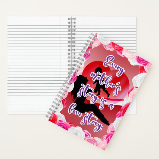 Het liefdesverhaal van een moeder notitieboek (Binnen)