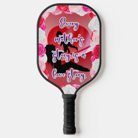 Het liefdesverhaal van een moeder pickleball paddle (Voorkant)