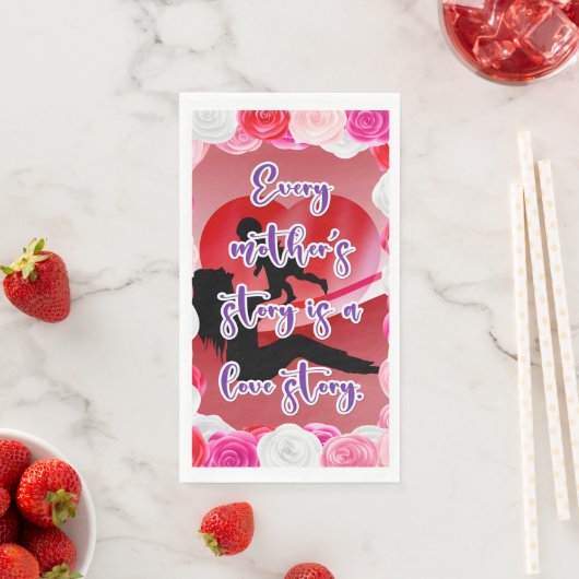 Het liefdesverhaal van een moeder servet (Insitu)