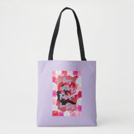 Het liefdesverhaal van een moeder tote bag