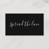 het liefdesverwijzingsprogramma verspreiden aanbevelingskaartje (Voorkant)