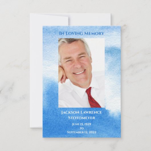 Het liefdevol Geheugenherfst van de Memorial Foto  (Voorkant)