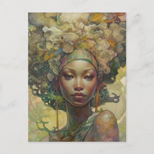 Het liefdevolle hart briefkaart (Voorkant)