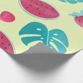 Het liefdevolle tropische model laat de IJse Poppe Cadeaupapier (Hoek)