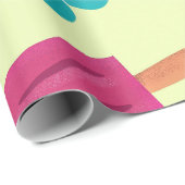 Het liefdevolle tropische model laat de IJse Poppe Cadeaupapier (Rol Hoek)