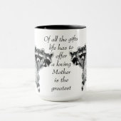 Het liefhebben van de familie van de Moeder Quote  Mok (Midden)