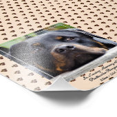 Het liefhebben van de Rottweiler van het Geheugen Foto Afdruk (Hoek)