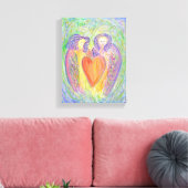 Het liefhebben van Guardian Angels Art Wrapped Can Canvas Afdruk (Insitu (Woonkamer))