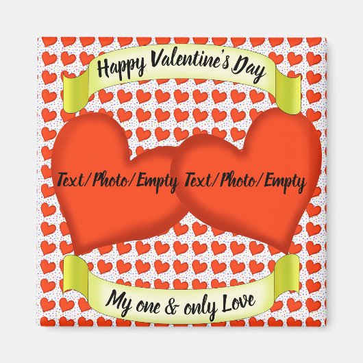 Het liefhebben van Hart Magnet (Voorkant)