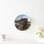 Het liefhebben van het huis ronde klok (Huis)