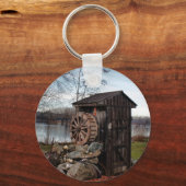 Het liefhebben van het huis sleutelhanger (Voorkant)