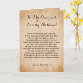 Het liefhebben van het Klassieke Liefdesgedicht va Kaart (Gele Bloem)