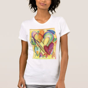 Het liefhebben van het Woorden van de Kunst Douane T-shirt