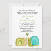 Het liefhebben van Slakken Weddenschap Kaart (Voorkant)