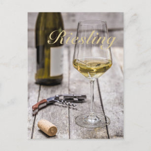 Het liefhebber van de witte wijn Sommelier cadeau Feestdagenkaart