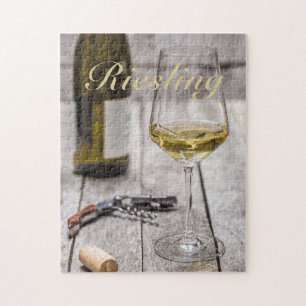 Het liefhebber van de witte wijn Sommelier cadeau Legpuzzel