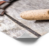 Het liefhebber van de witte wijn Sommelier cadeau Poster (Hoek)