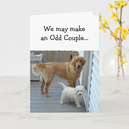 Het Liefje van de Partner van het Jubileum met de Kaart (Gele Bloem)