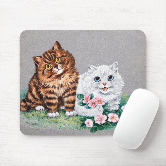 Het liefste paar van Louis William Wain Muismat (Met muis)