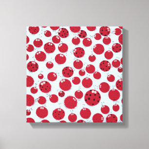 Het Lieveheersbeestje Feest Canvas Afdruk