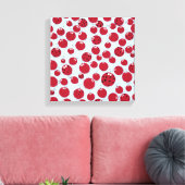 Het Lieveheersbeestje Feest Canvas Afdruk (Insitu (Woonkamer))
