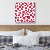Het Lieveheersbeestje Feest Canvas Afdruk (Insitu (Slaapkamer))