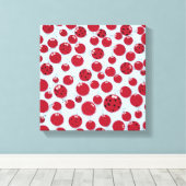 Het Lieveheersbeestje Feest Canvas Afdruk (Insitu (Houten vloer))