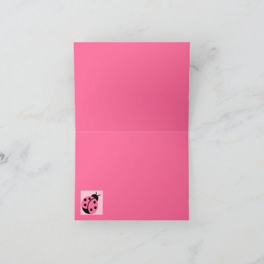 Het lieveheersbeestje verbond dank u Kaarten (Binnen)